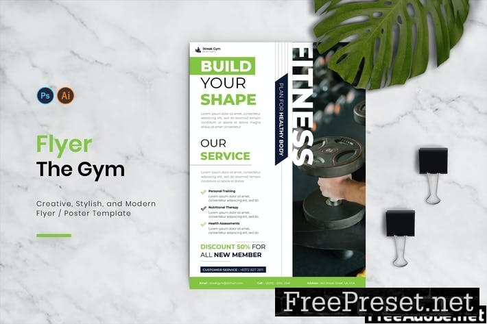 Gym Flyer 7CFGNPG