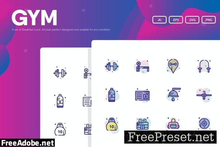 Gym Icon Pack HPRZNPG