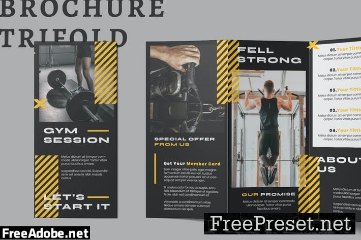 Gym Trifold Brochure KGNZUPE