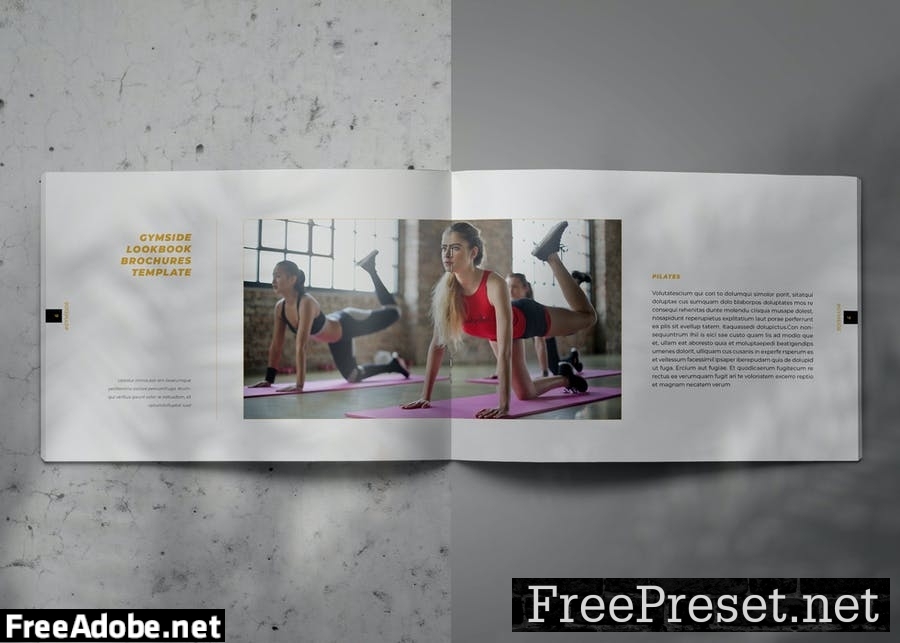 GYMSIDE - Indesign Lookbook Brochure Template