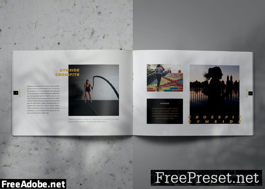 GYMSIDE - Indesign Lookbook Brochure Template