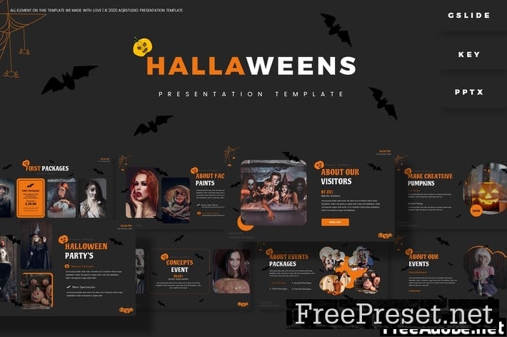 Haallweens - Presentation Template NXZLAQ6