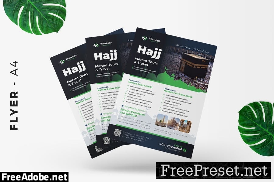 Hajj Umrah Flyer Design 8MMFQLH