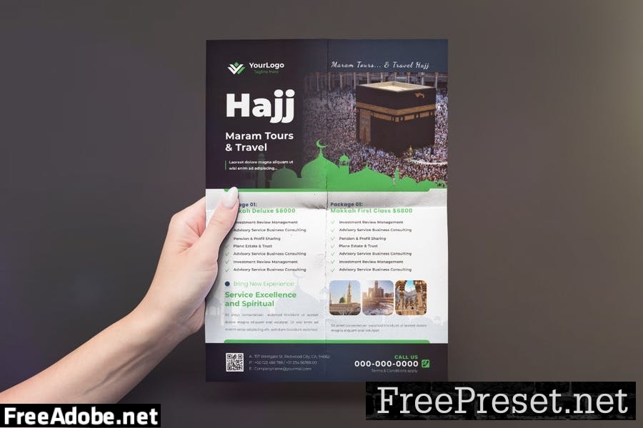 Hajj Umrah Flyer Design 8MMFQLH