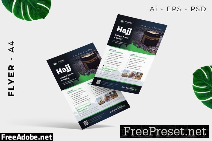 Hajj Umrah Flyer Design 8MMFQLH