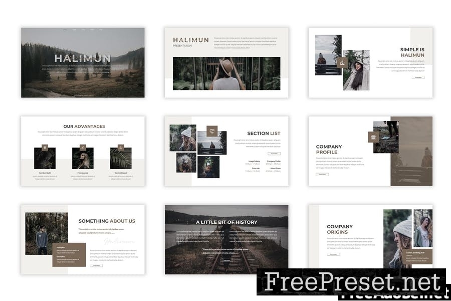 Halimun Presentation Template LQBBZ8S