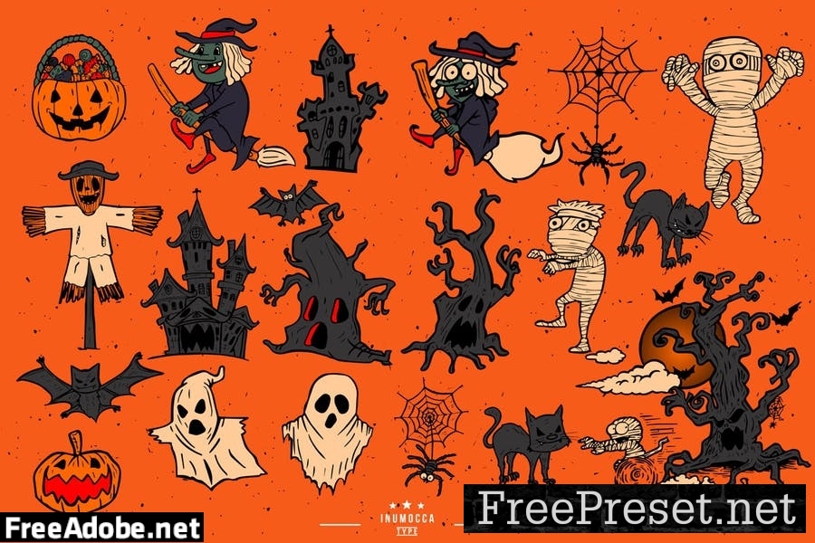 Halloween Badges and Poster