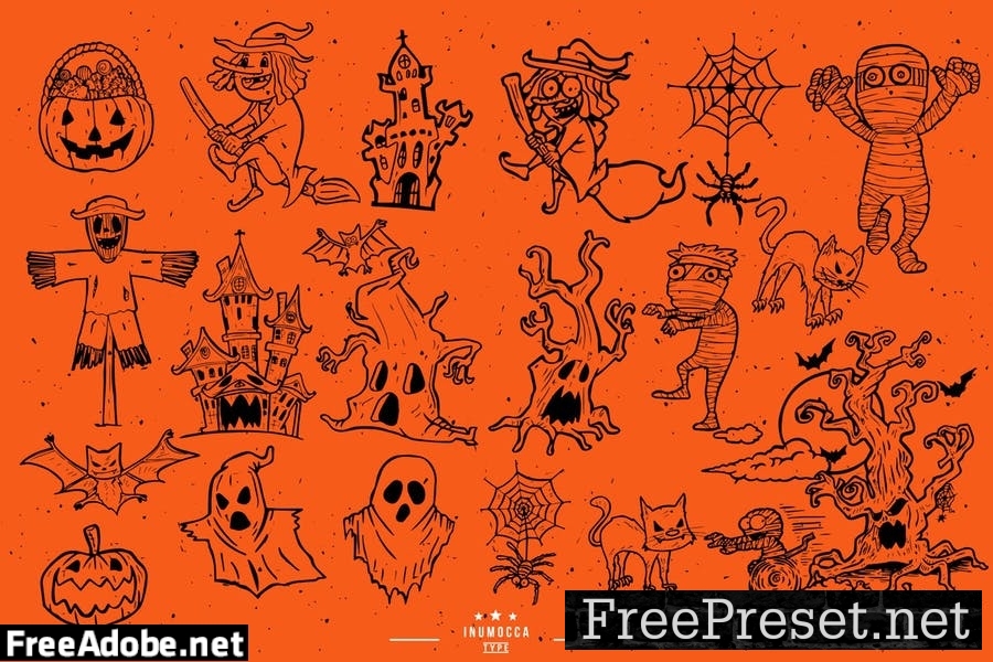 Halloween Badges and Poster