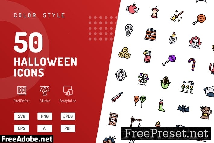 Halloween Color Icons UQXA52G