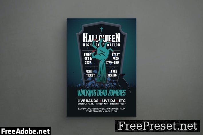 Halloween Flyer ABY2MXZ