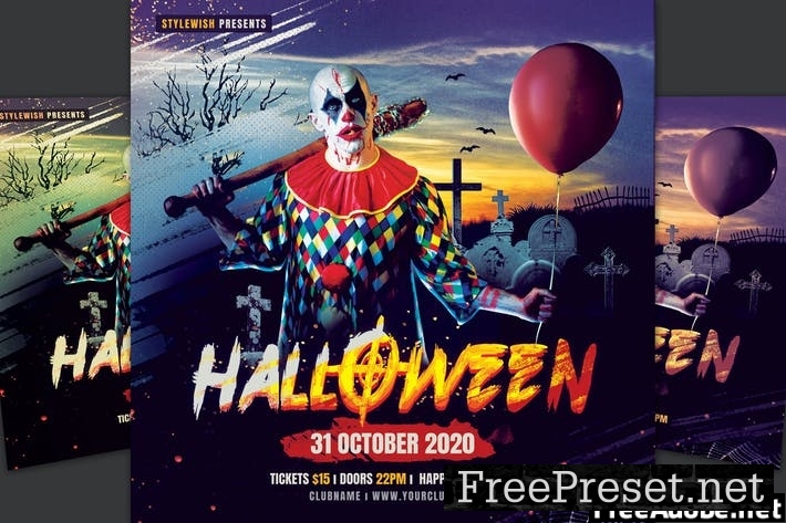 Halloween Flyer 4JK72LE