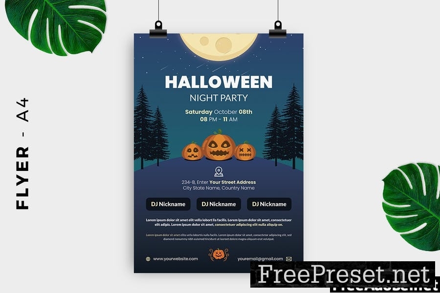 Halloween Flyer Design