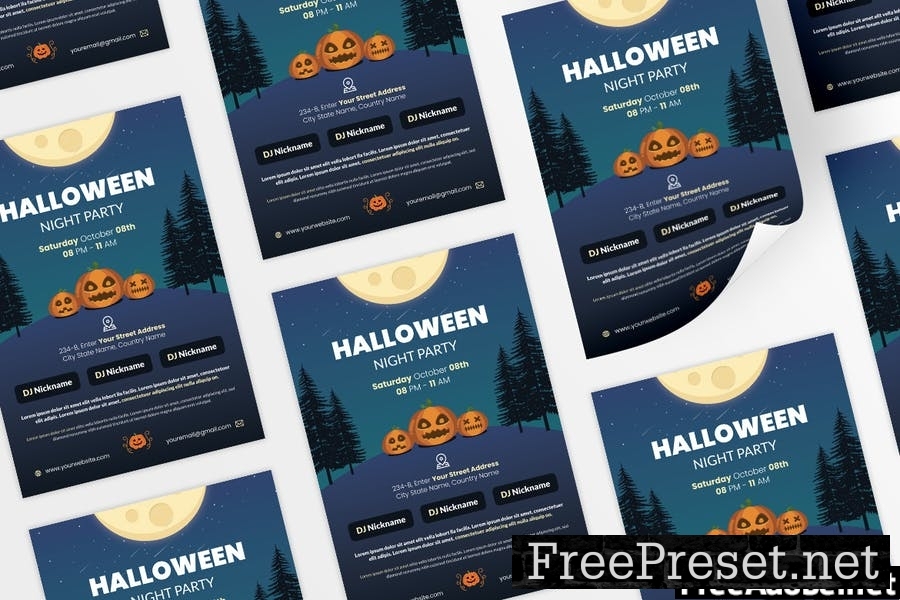 Halloween Flyer Design