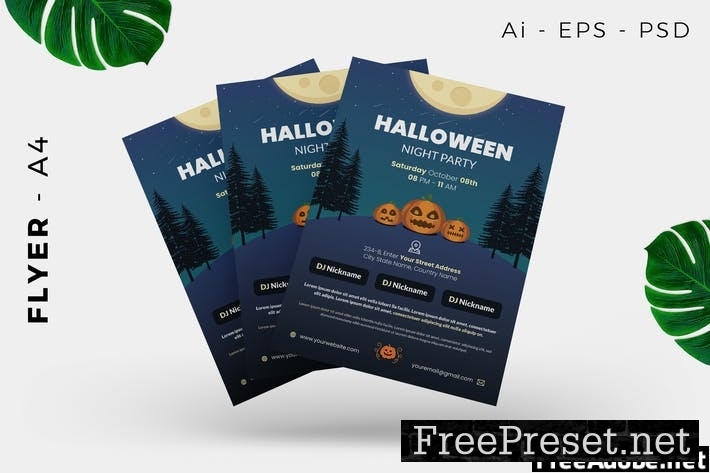 Halloween Flyer Design BEC88HY