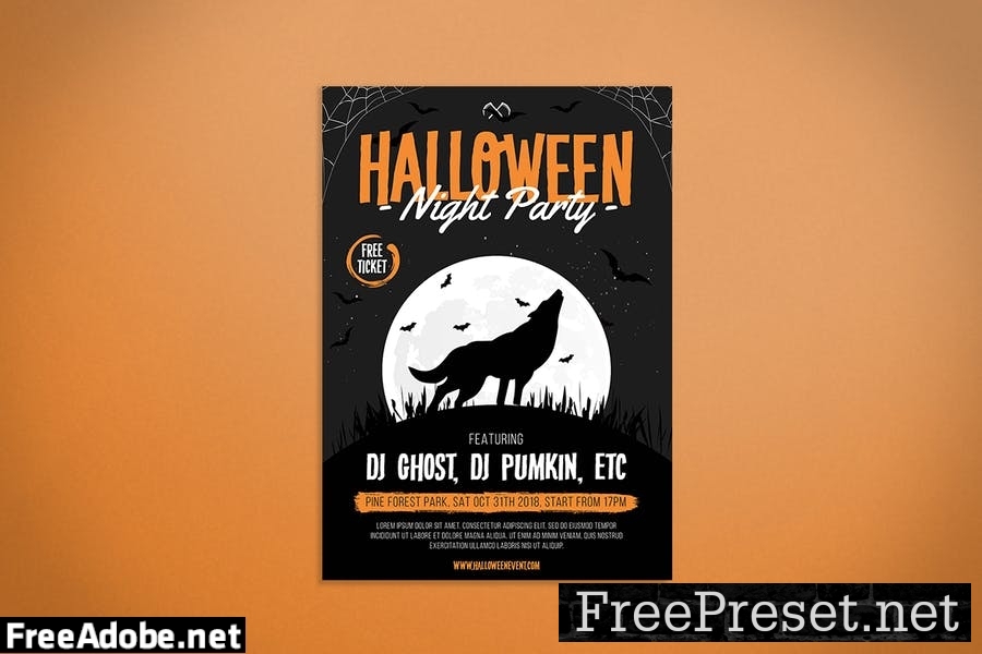 Halloween Flyer L4BQZ3L