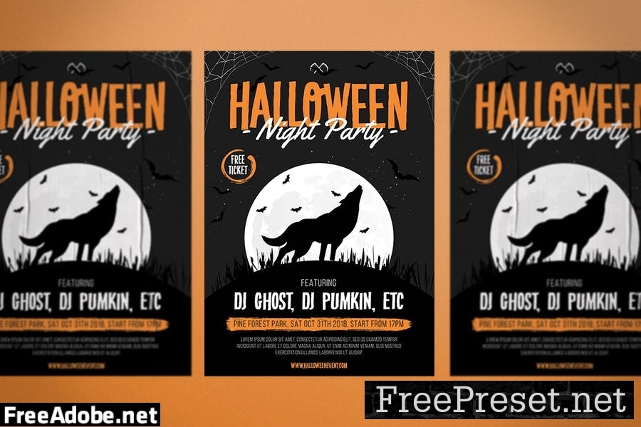 Halloween Flyer L4BQZ3L