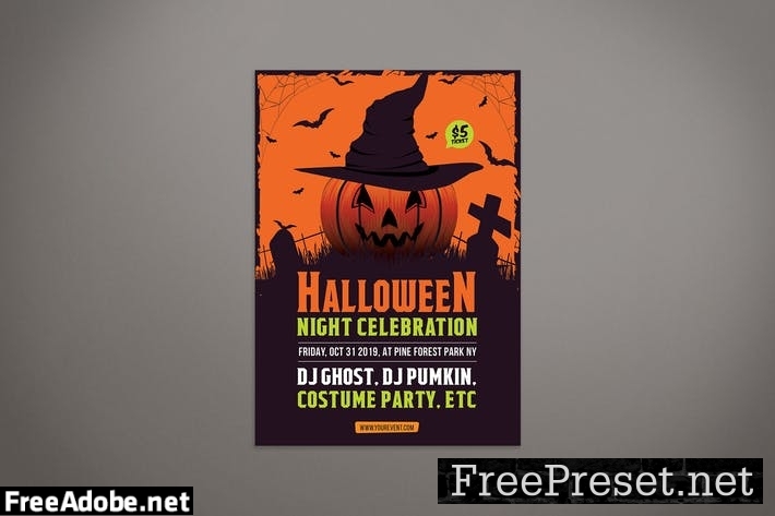 Halloween Flyer RZJB63W