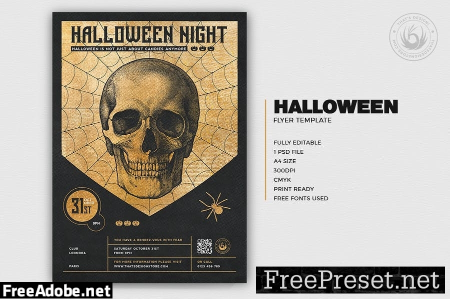 Halloween Flyer Template V26