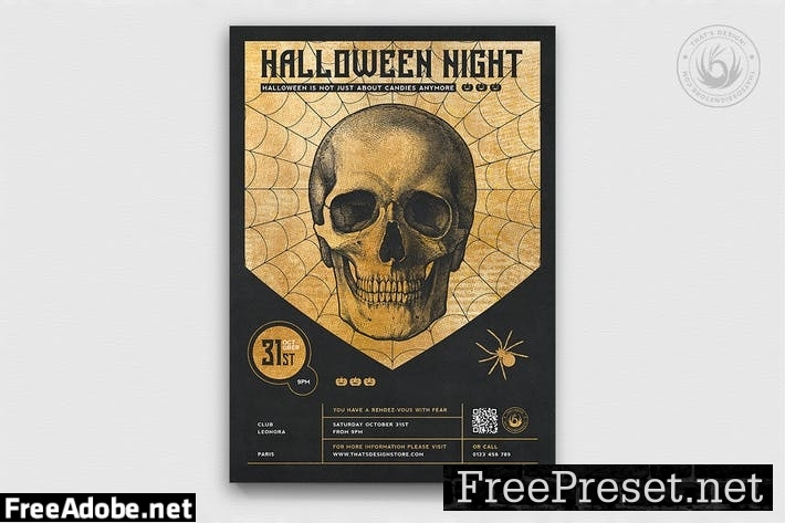 Halloween Flyer Template V26 2TPBBL3