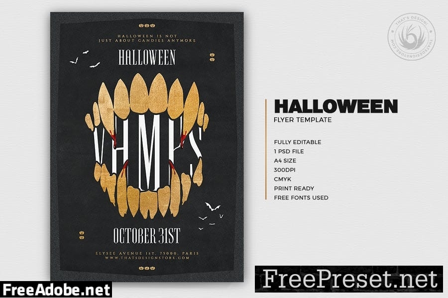 Halloween Flyer Template V28 NCU5W2W