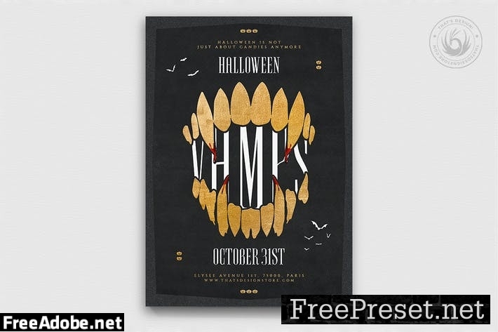 Halloween Flyer Template V28 NCU5W2W