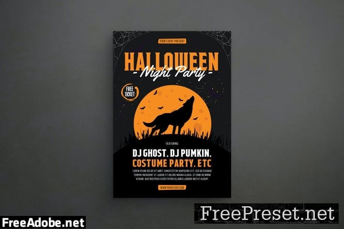 Halloween Flyer UG6MXXQ