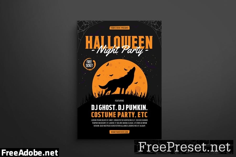 Halloween Flyer UG6MXXQ