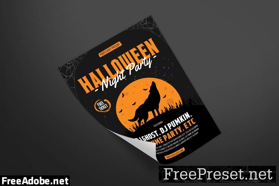 Halloween Flyer UG6MXXQ