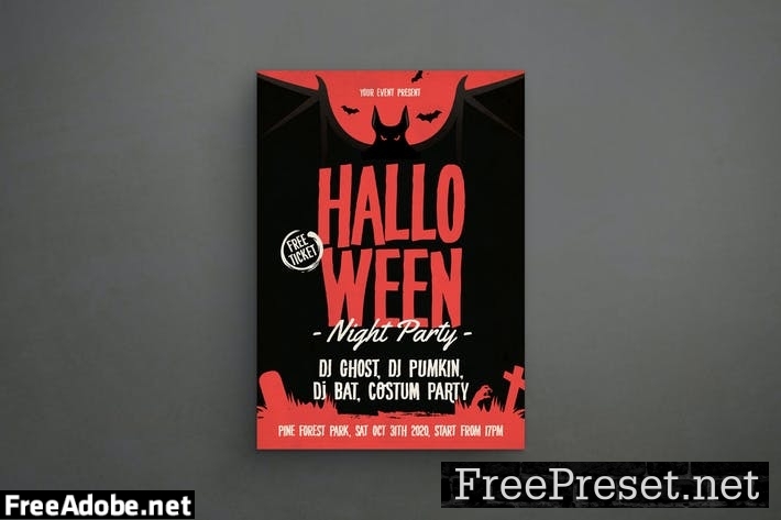 Halloween Flyer W5RWQPF