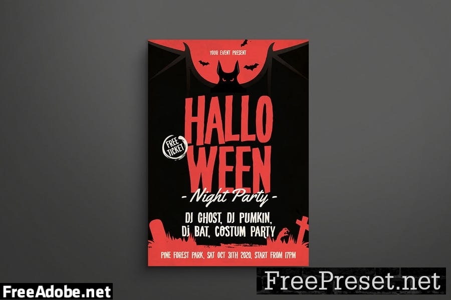 Halloween Flyer W5RWQPF