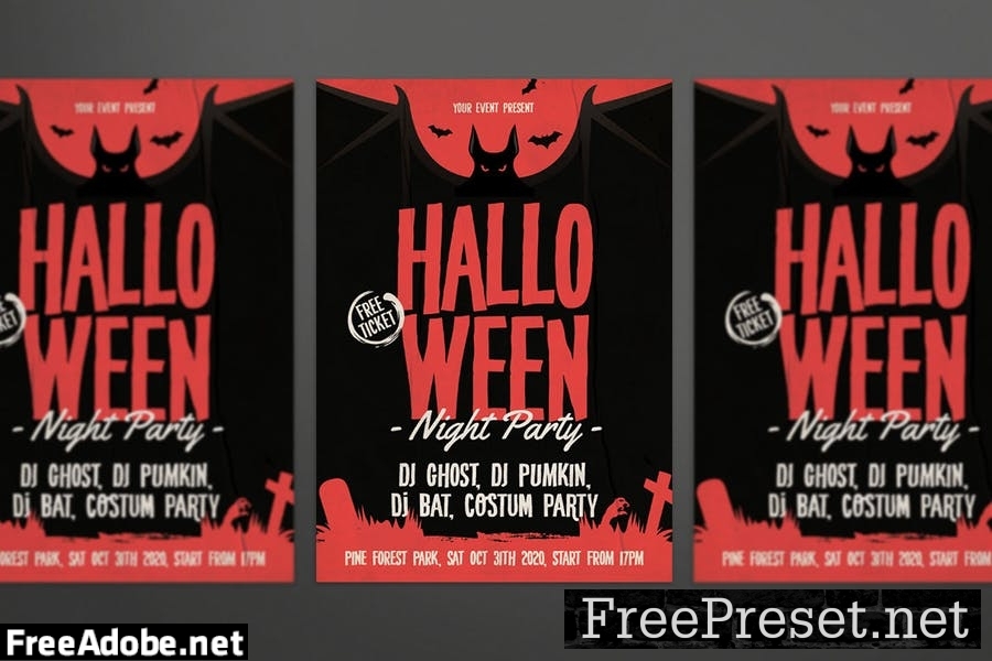 Halloween Flyer W5RWQPF