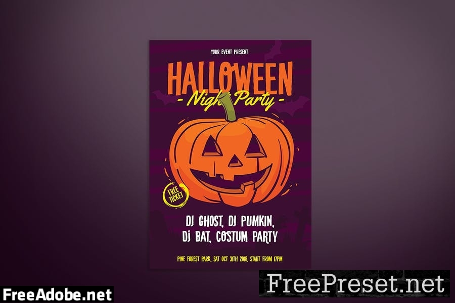 Halloween Flyer ZJBNX8Z