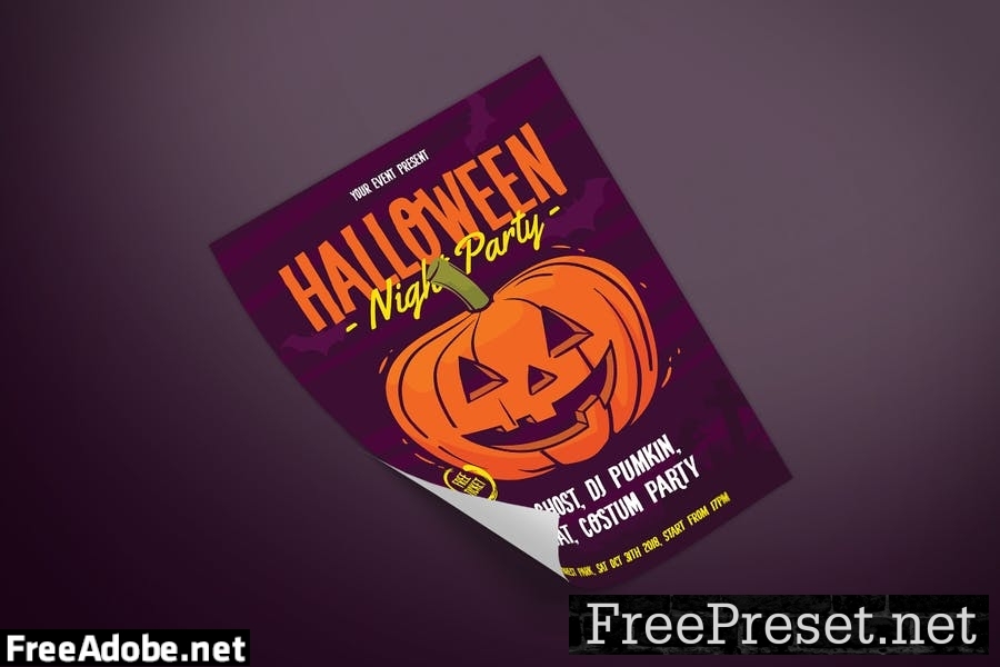 Halloween Flyer ZJBNX8Z