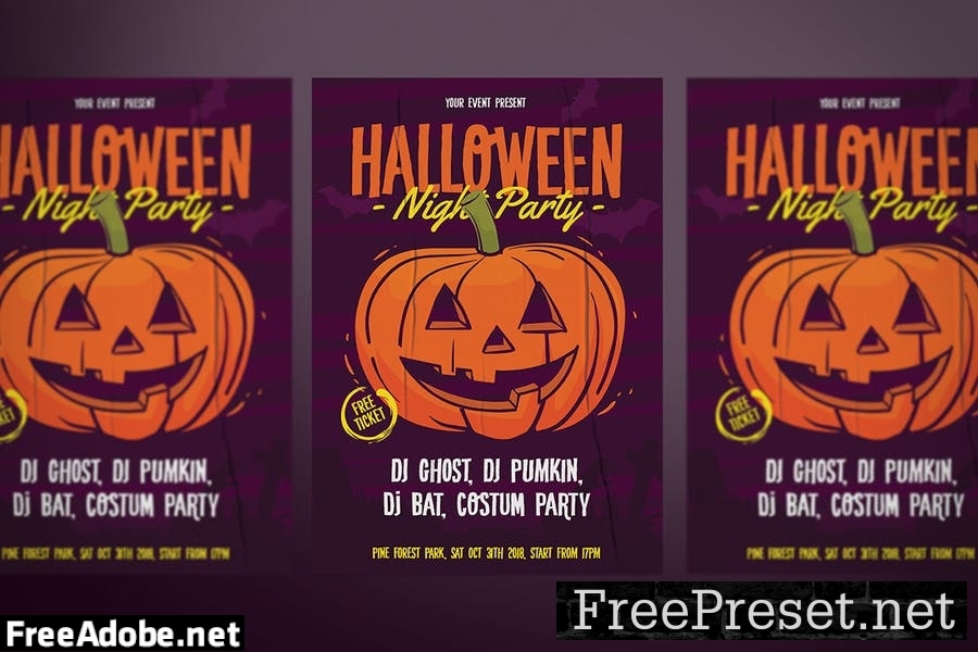 Halloween Flyer ZJBNX8Z