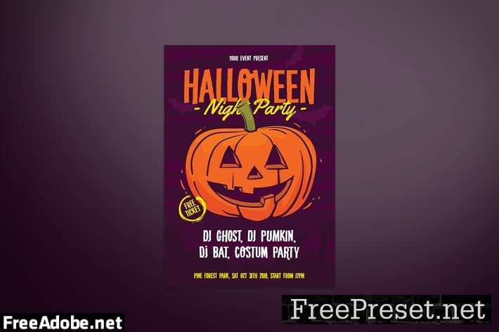 Halloween Flyer ZJBNX8Z