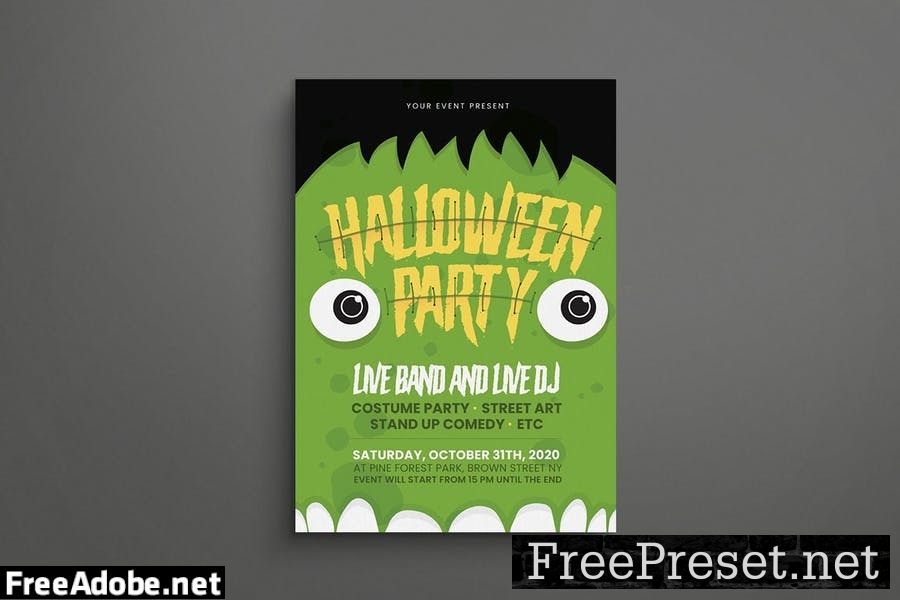 Halloween Party Flyer