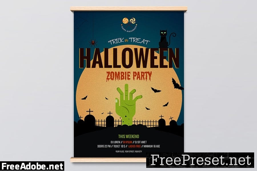 Halloween poster design