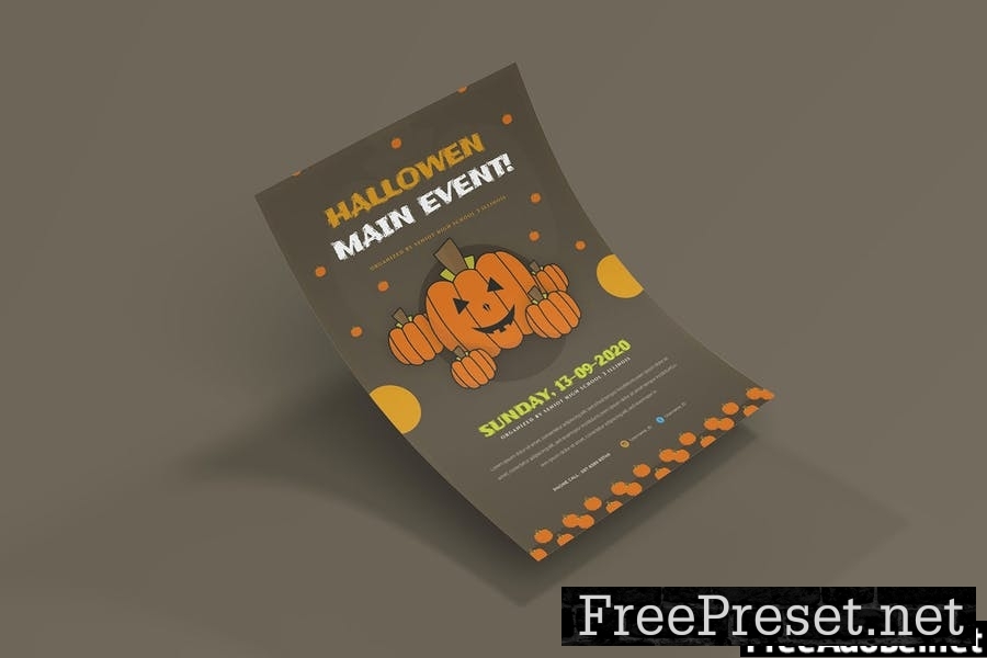 Hallowen Main Event - Flyer XRTFJ2U