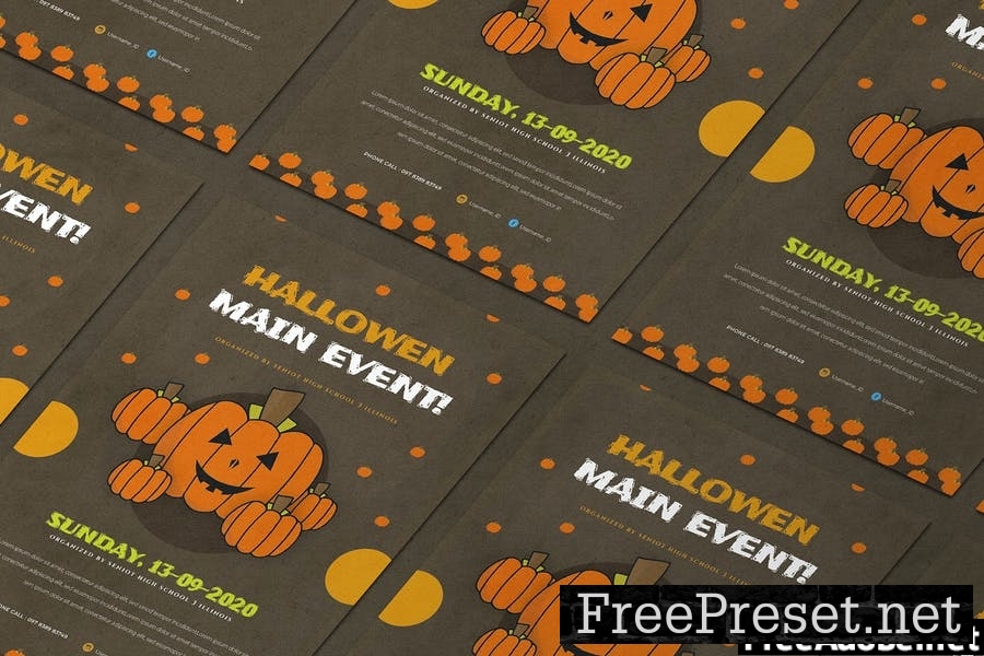 Hallowen Main Event - Flyer XRTFJ2U