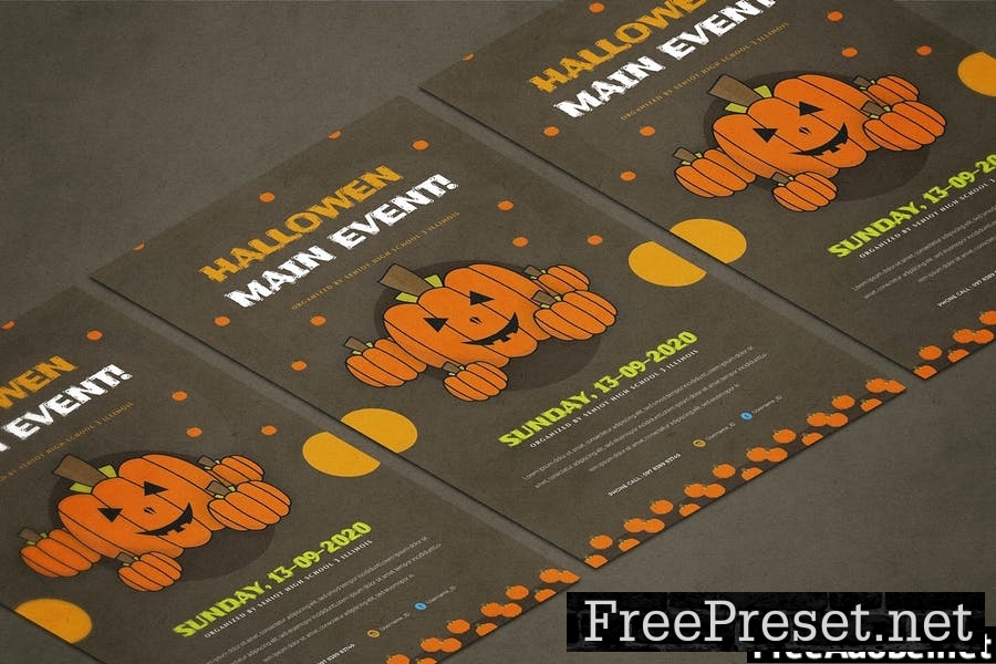 Hallowen Main Event - Flyer XRTFJ2U