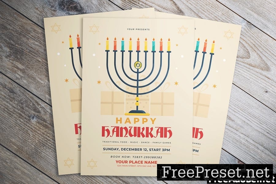 Hanukkah Flyer