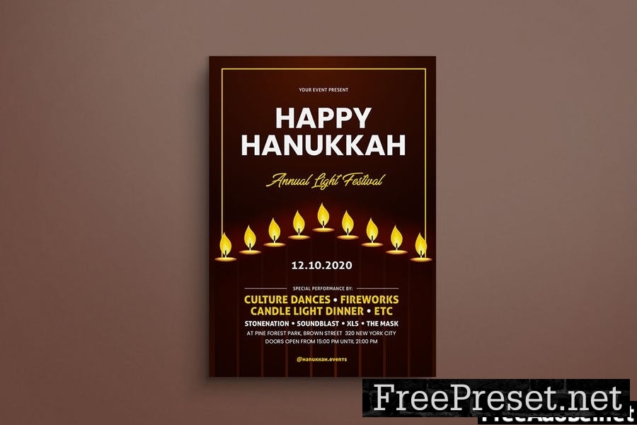 Hanukkah Flyer