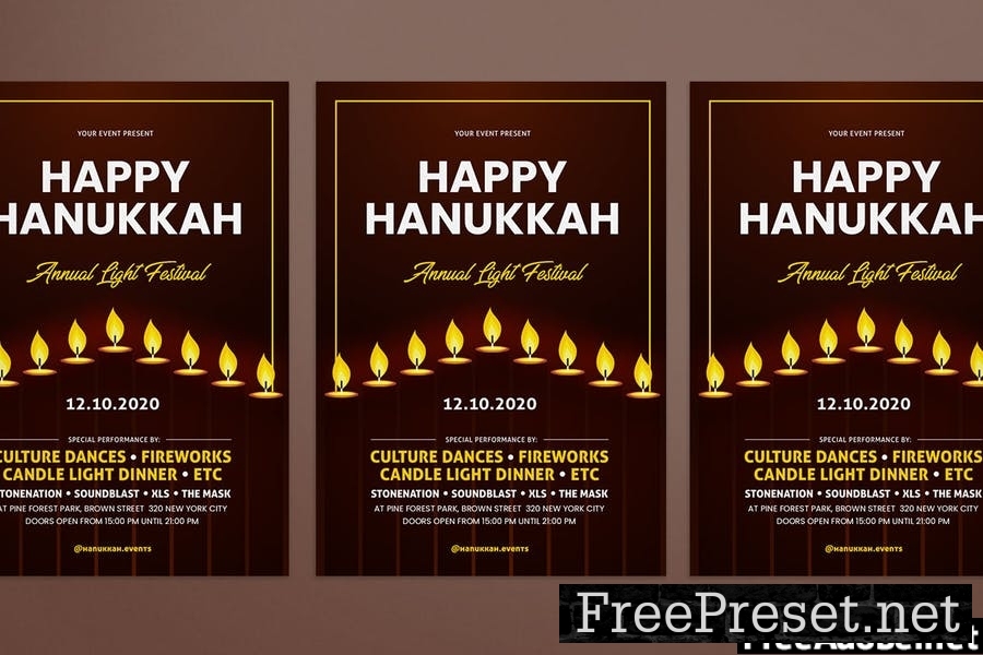 Hanukkah Flyer