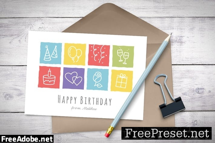 Happy Birthday Greeting Card AN5LRM