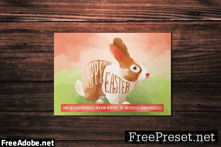 Happy Easter Card Template G5TBSE