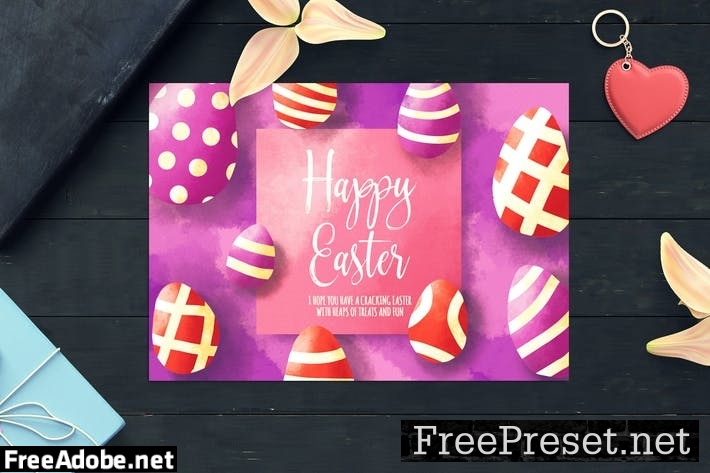 Happy Easter Card Template 6AXLJH