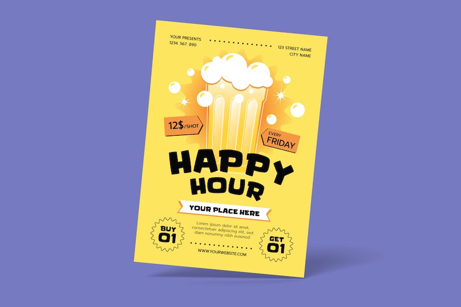 Happy Hour Flyer