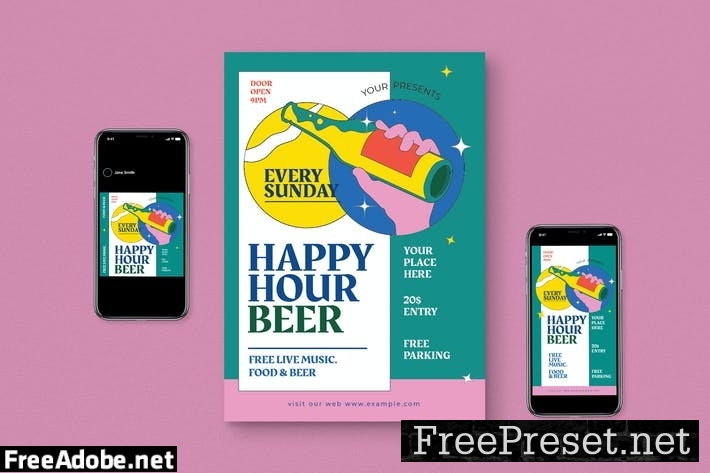 Happy Hour Flyer Pack VXZUE7E