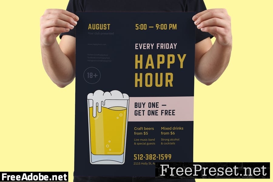 Happy Hour Poster