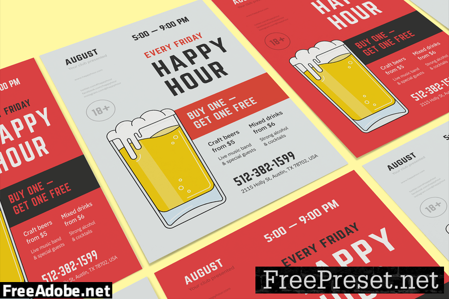 Happy Hour Poster